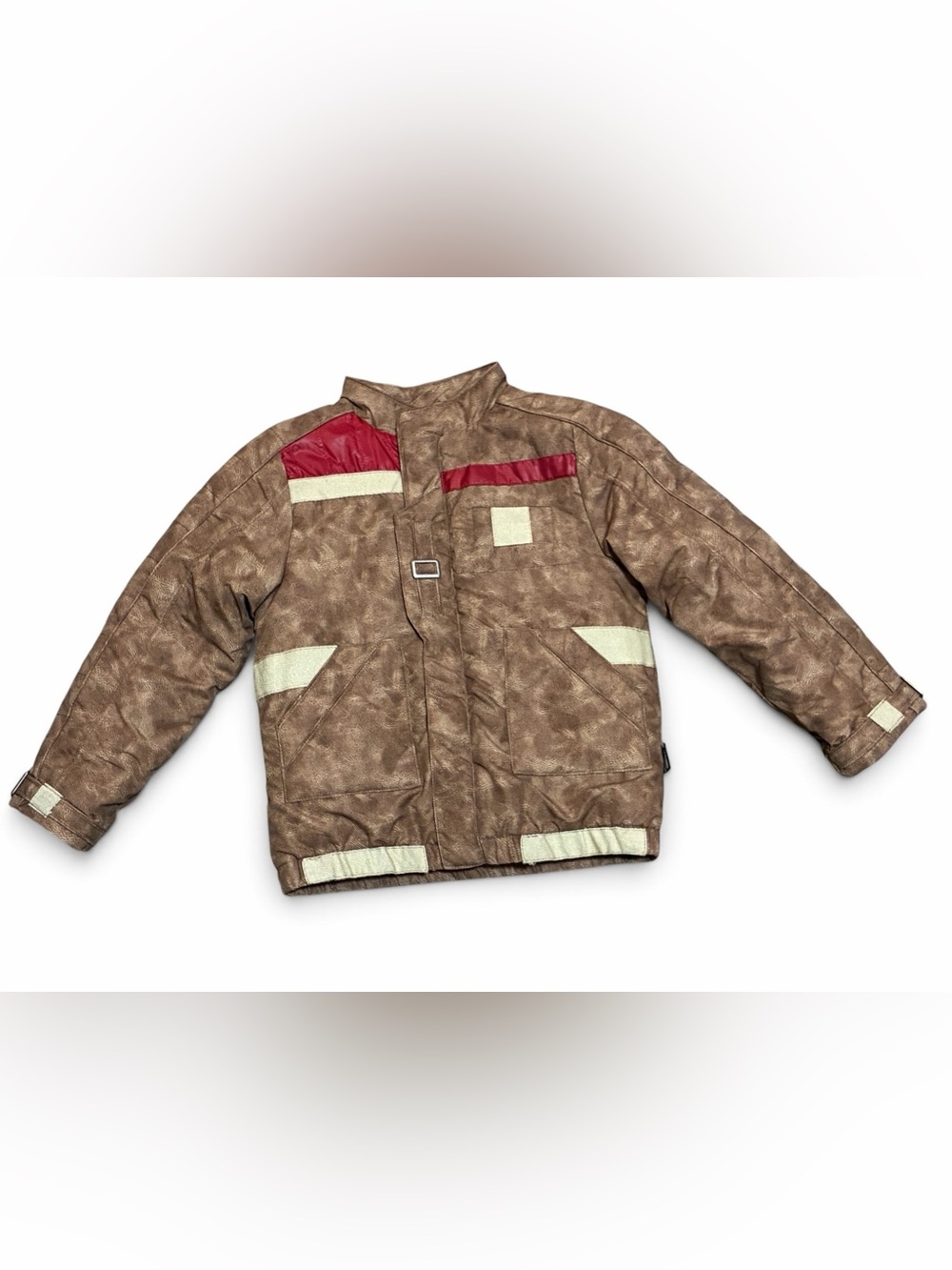 Disney Store Star Wars Finn Jacket Kids 5/6 Poe Dameron Faux Leather Bomber Coat
